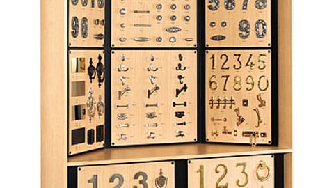Lowe's Decorative Hardware Display