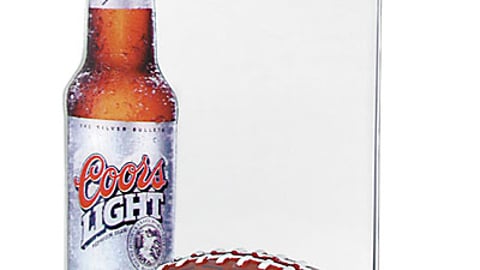 Coors Light Menu Holder