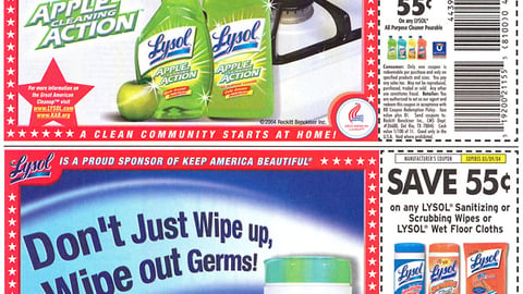 Lysol Great American Clean Up FSI