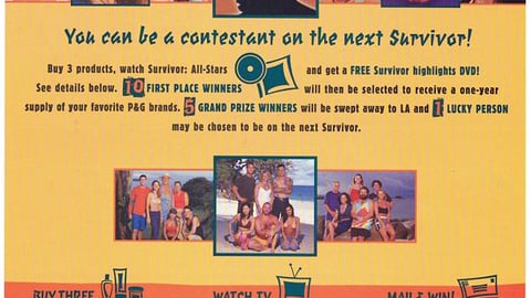 'brandSaver Survivor' Sweeps Ad