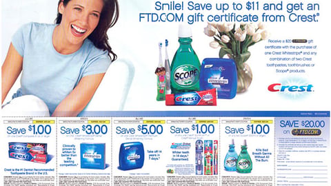 'brandSaver' Crest/ftd.com Spread
