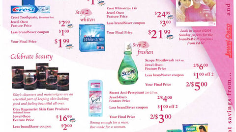 Jewel 'brandSaver' FSI