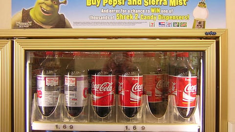 Sierra Mist 'Shrek 2' Candy Dispenser Signage