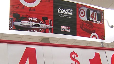 Target/Coca-Cola Chip Ganassi Racing Team Sign