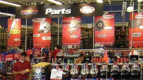 PEP Boys Parts Department