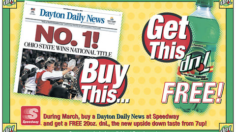 7 UP, Cox Newspapers Graphics for Speedway