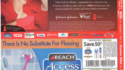 Johnson & Johnson 'Heart Truth' FSI