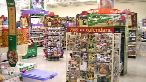 PetsMart Center Aisle and Department Signage