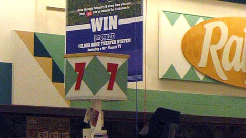 Ralphs Big Game Sweepstakes Sign