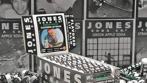 Jones Soda Lip Balm Countertop Display