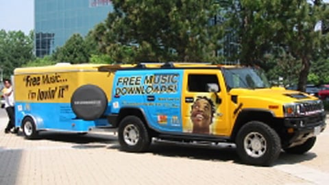 McDonald's Big Mac Meal Tracks Event Truck