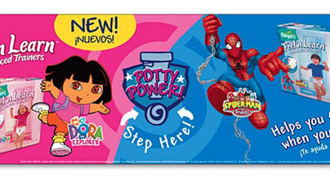 Pampers Feel 'n Learn Talking Floor Cling