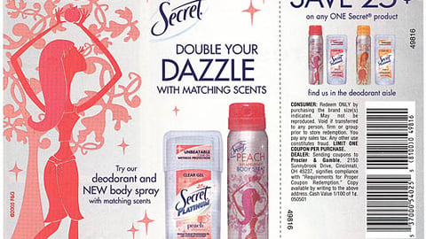 'brandSaver' Secret Sparkle FSI