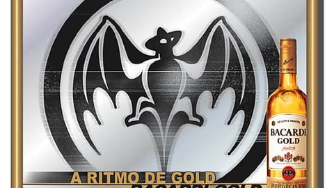 Bacardi Gold Mirror