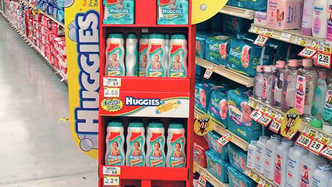 Huggies Bilingual Floorstand