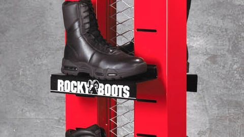 Rocky Boots Rolling Tower
