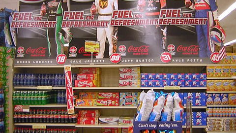 Coke NASCAR Standee Spectacular