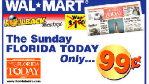 Florida Today, Wal-Mart Promotion Graphics
