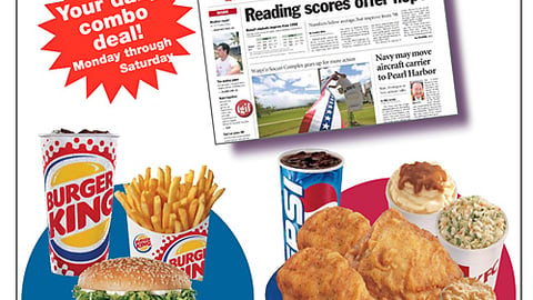 Honolulu Advertiser, BK and KFC Promotion Graphics