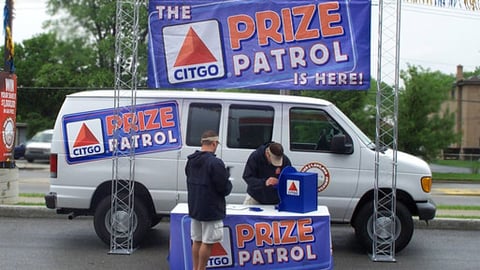Citgo Prize Patrol Event Van