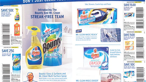 'brandSaver' Mr. Clean/Bounty FSI