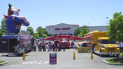 NASCAR Comes to Wal-Mart Outdoor Footprint