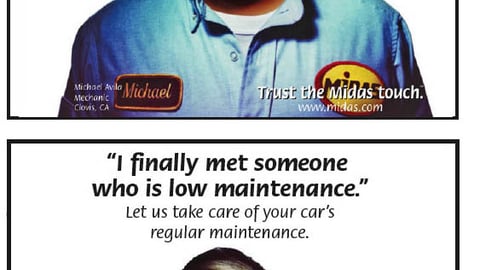 Midas Store Signage