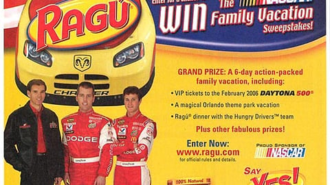 Ragu NASCAR Sweeps FSI