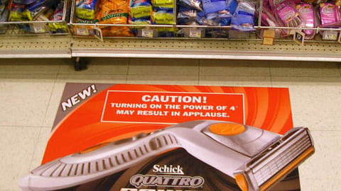 Schick Quattro Power Floor Cling