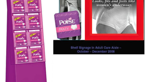 Kimberly-Clark Poise Displays