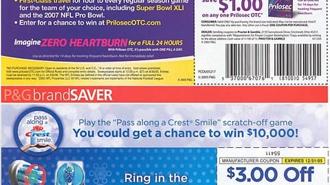 brandSaver Prilosec OTC Sweeps FSI