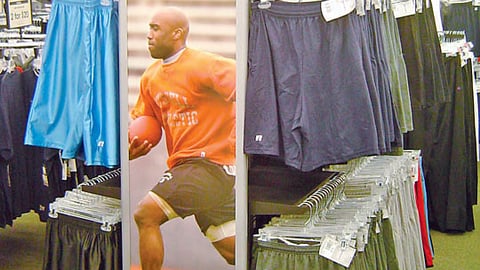 Russell Athletic Apparel Signage