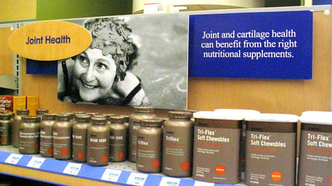 Rite Aid "Customer World" Supplements Department
