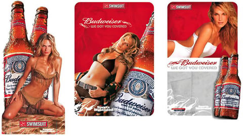 Budweiser 'SI' Swimsuit Displays