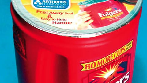 Folgers Easy-Open Packaging