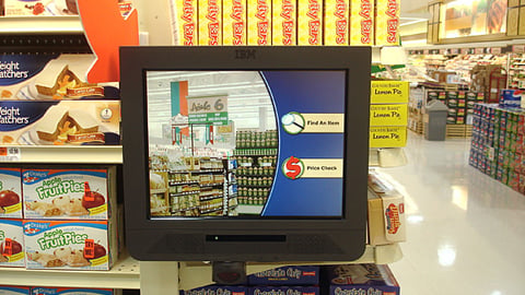 Giant Food Price Check Kiosk