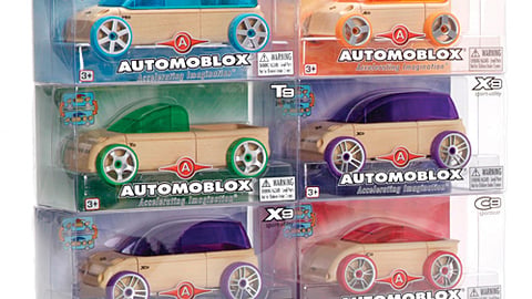 Automoblox Stacked Display Packaging
