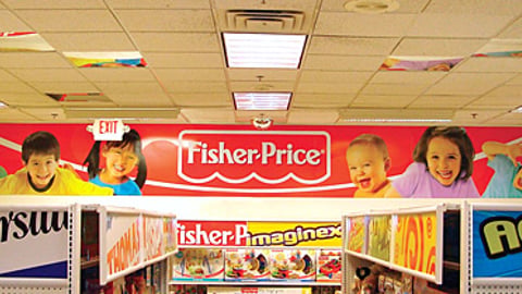 KB Toys Overhead Signage