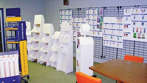 Rand McNally Display Testing Room