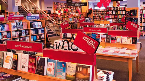 Borders Rewards Signage