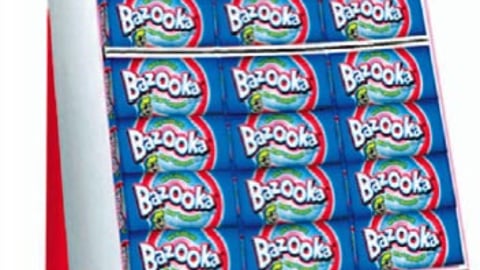 Bazooka Gum Floorstand