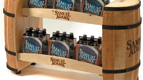 Samuel Adams Beer Display