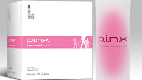 p.i.n.k. Vodka Packaging