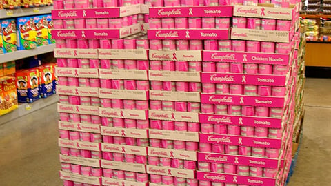 Food 4 Less Campbell's Soup Pallet Display