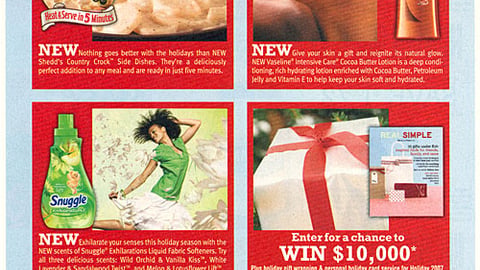 Unilever Real Simple Sweeps FSI