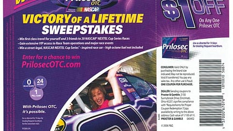 brandSaver Prilosec OTC Sweeps FSI