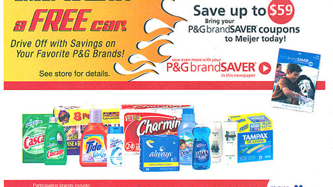 Meijer/'brandSaver' Sweeps FSI