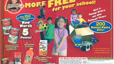 Campbell's Bonus Labels FSI