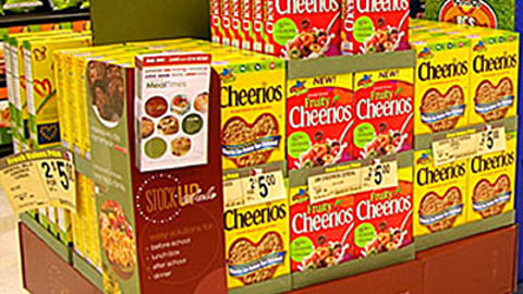 General Mills 'Meal Times' Pallet Display