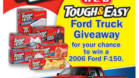 H-E-B Ford Truck Sweeps Online Ad